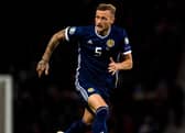 Liam Cooper in action for Scotland during the Euro 2020 qualifier between Scotland and Russia at Hampden. (Photo by Alan Harvey / SNS Group)