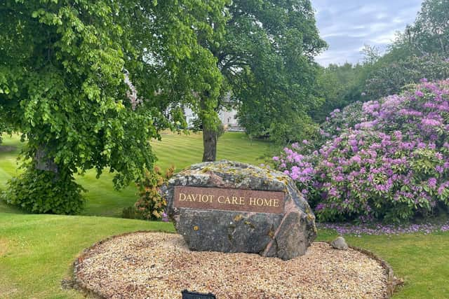 Daviot Care Home had coaches on standby outside ready to evacuate residents as a wildfire spread across the surrounding areas (pic: Duncan Macpherson)