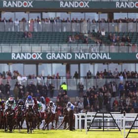 The 2023 Grand National takes place at Aintree on Saturday afternoon. (Photo by Michael Steele/Getty Images)