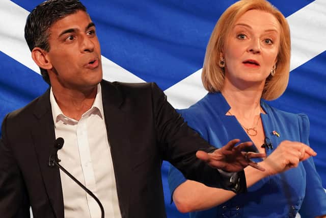 Conservative leadership candidates Rishi Sunak and Liz Truss (Getty Images)