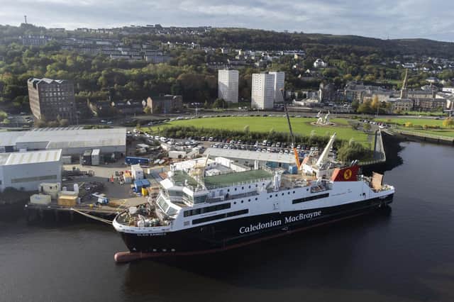 The two ferries being built for CalMac at the Scottish Government-owned Ferguson Marine shipyard have been delayed, again (Picture: John Devlin)