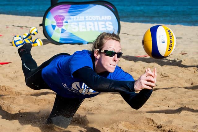 Team Scotland Volleyball member Lynne Beattie.