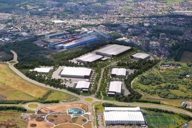 The site of the former Ravenscraig steelworks