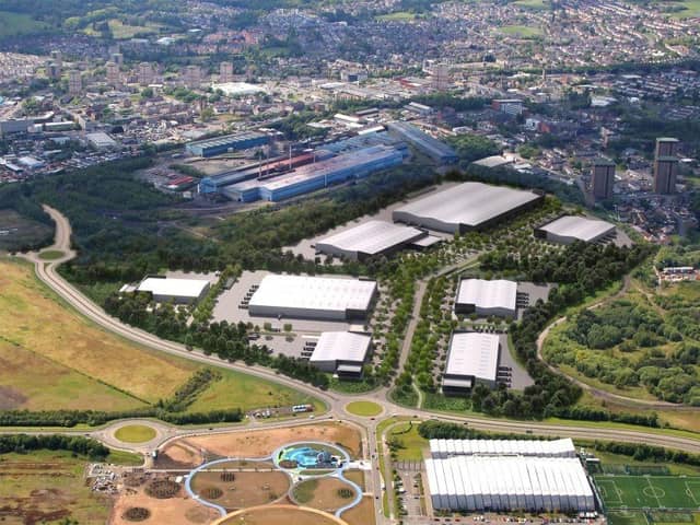 The site of the former Ravenscraig steelworks