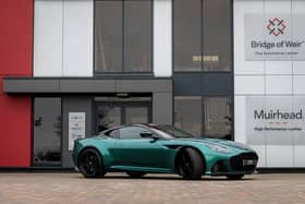 Aston Martin, James Bond’s car of choice, is among the famous firms that Scottish Leather Group supplies.