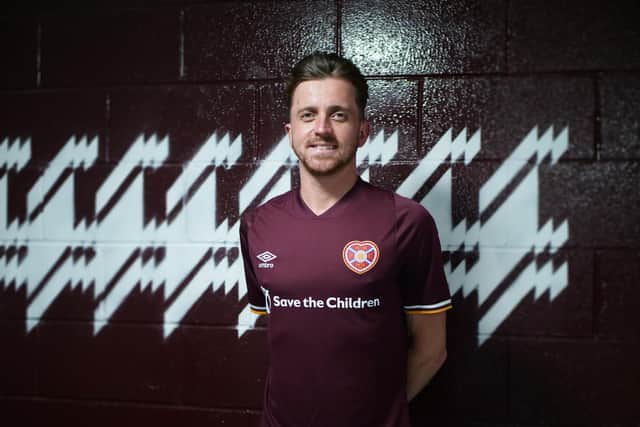 Winger Elliott Frear has signed for Hearts. Pic: Heart of Midlothian FC.