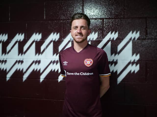 Winger Elliott Frear has signed for Hearts. Pic: Heart of Midlothian FC.