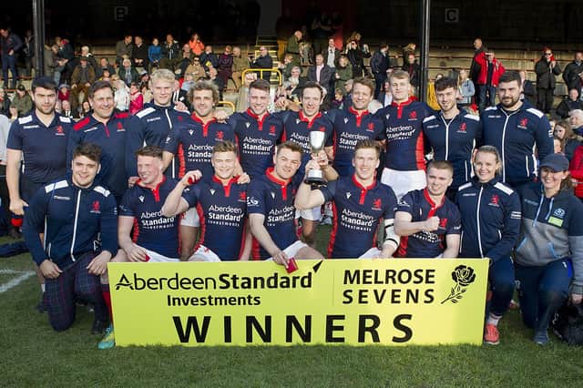 London Scottish won the Melrose Sevens in 2019.