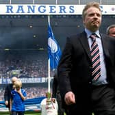 Rangers chairman Craig Whyte at Ibrox on July 23, 2011 after the unfurling of the Premiership title flag