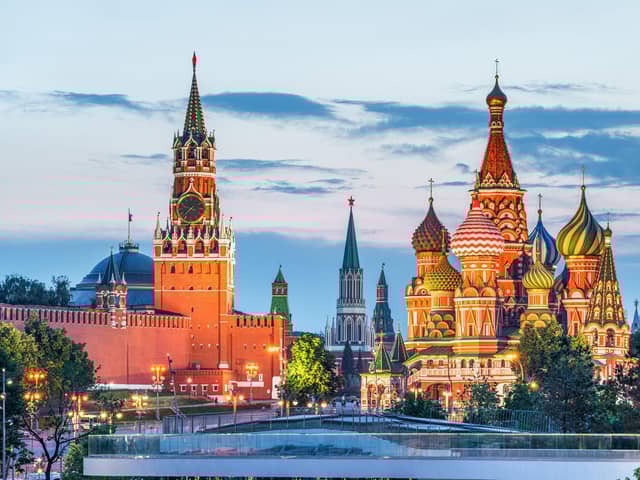 The Kremlin and St Basil's Cathedral in Moscow's Red Square