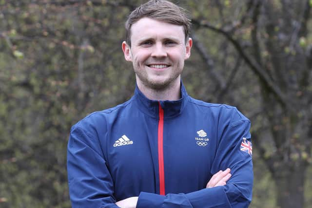 STIRLING, SCOTLAND - APRIL 27: Ross Murdoch of Great Britain poses for a photo to mark the official announcement of the swimming team selected to Team GB for the Tokyo 2020 Olympic Games at Stirling University on April 27, 2021 in Loughborough, England. (Photo by Ian MacNicol/Getty Images for British Olympic Association)