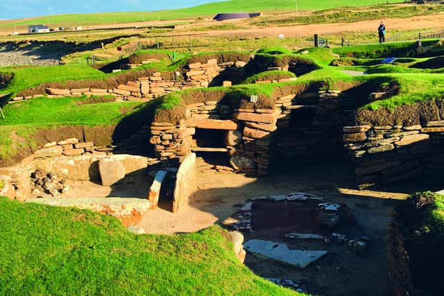 Skara Brae on Orkney, the best example of a Neolithic settlement in Western Europe.