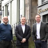 Harry Linklater, partner, deal advisory; Neal Allen, partner and head of deal advisory at HNH Partners in Scotland; and Roger Mayor, partner, deal advisory.
