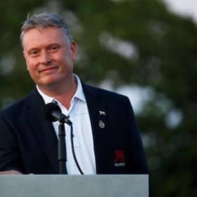 After tasting defeat in the 2021 contest in Florida, Stuart Wilson will be hoping to lead Great Britain & Ireland to victory in the 2023 Walker Cup at St Andrews. Picture: Cliff Hawkins/Getty Images.