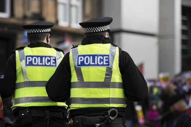 Stock shot of Police Scotland. (Pic credit: John Devlin)