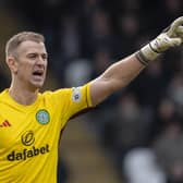 Celtic goalkeeper Joe Hart has announced he will retire from playing at the end of the season. (Photo by Rob Casey / SNS Group)