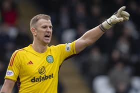 Celtic goalkeeper Joe Hart has announced he will retire from playing at the end of the season. (Photo by Rob Casey / SNS Group)
