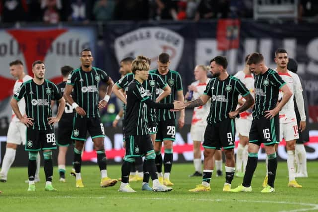 Celtic fell to a 3-1 defeat in Germany to RB Leipzig. (Photo by Martin Rose/Getty Images)