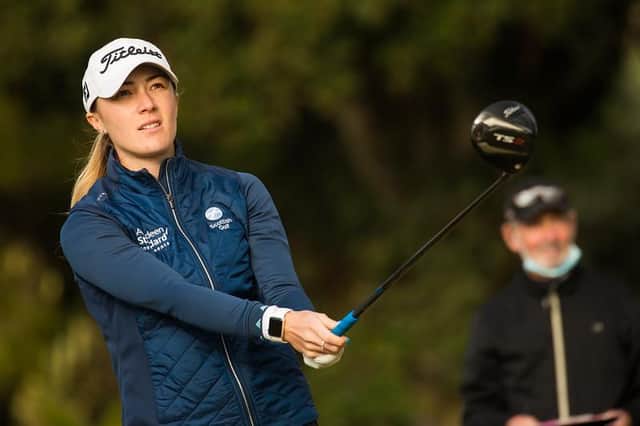 Hazel MacGarvie in action during the Ladies European Tour Q-School final at La Manga in Spain. Picture: Tristan Jones
