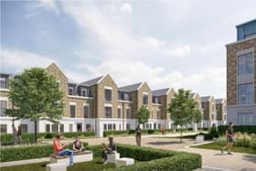 An artist's impression as to how the proposed development might look.