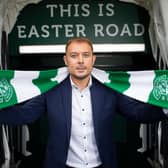New Hibs chief executive Ben Kensell meets the media for the first time.