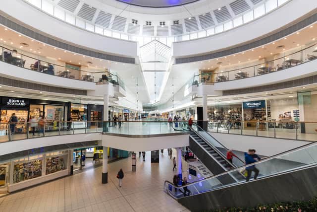 Buchanan Galleries, next to Glasgow’s Royal Concert Hall, is home to the likes of John Lewis, Mango Teen, Lego and Lakeland. Picture: Connor Mollison