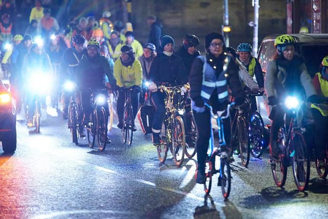 The ride was from The Meadows to the Royal Mile via Holyrood and Cowgate (Photo by Dan Milligan/InfraSisters)