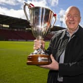 Neil Simpson during an event hosted by Aberdeen to celebrate the 40th anniversary of the Gothenburg Greats at Pittodrie, on March 21, 2023, in Glasgow, Scotland. (Photo by Alan Harvey / SNS Group)