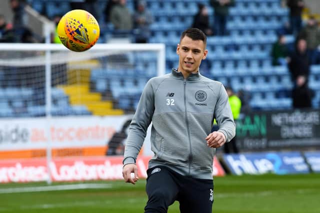 Filip Benkovic during his loan spell with Celtic in 2018/19. Picture: SNS