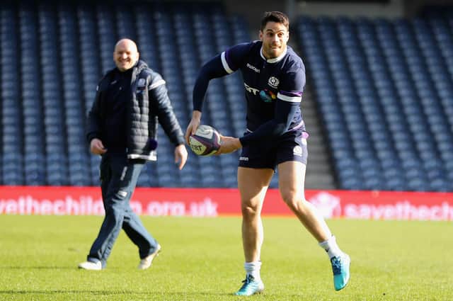 Gregor Townsend says Sean Maitland has shown contrition following the Barbarians incidents. Picture: David Rogers/Getty Images