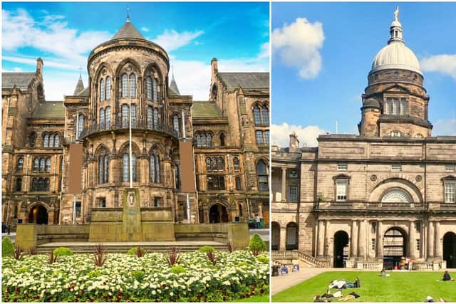The University of Glasgow and the University of Edinburgh are both Russell Group institutions (Shutterstock)