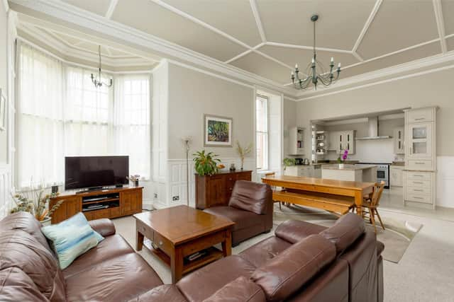 The open-plan kitchen and family room. Image: Angus Behm