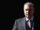 Prince Andrew, Duke of York leaves the headquarters of Crossrail at Canary Wharf on March 7, 2011 in London.