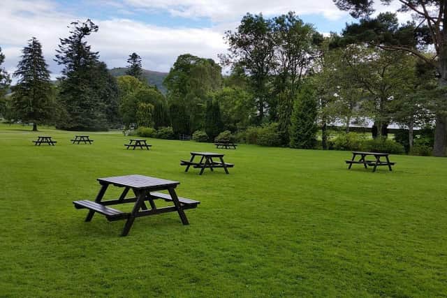 Scotland is home to some of the UK's top choices for dining al fresco.