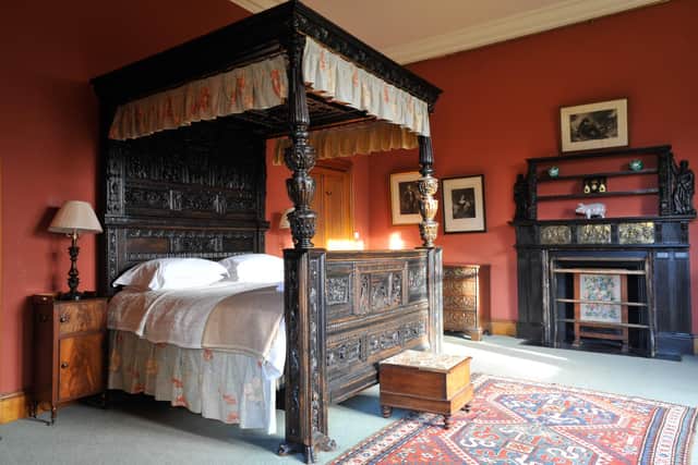 West Wing bedrooom with four-poster bed Pic:Amelia Jacobsen