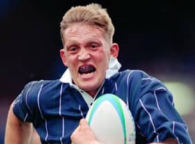 Doddie Weir in action during a Rugby World Cup Sevens match against Argentina at Murrayfield in 1993 (Picture: Mike Hewitt/Allsport/Getty Images/Hulton Archive)