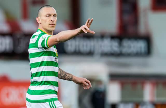 The last home game in Celtic colours for Scott Brown will be the point it "really starts to hit home to him" that his near decade-and-a-half of glittering service to the club will be almost at and end, says interim manager John Kennedy. (Photo by Ross Parker / SNS Group)