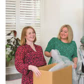 Left to right, Amy Howard, property consultant with Neilsons, Zoe Berry of Life/Edit, and Jo Munro of Broughton’s Removals. Image: contributed