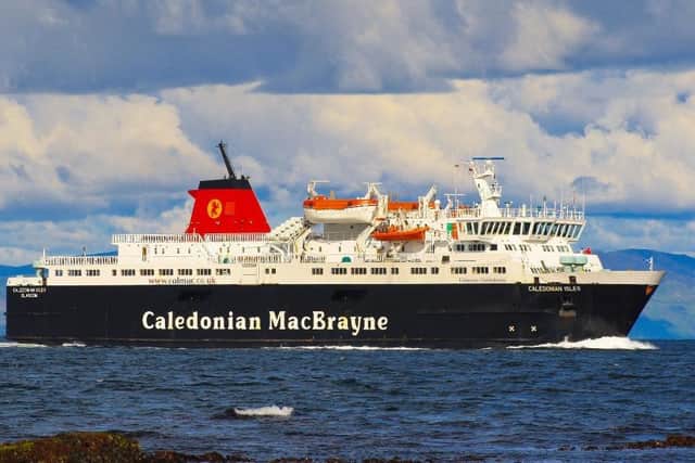 Passenger distancing on CalMac ferries has been reduced from 2 metres to 1m from today.