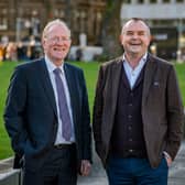 From left: Equity Gap's founder Jock Millican with fellow director Fraser Lusty. Picture: Chris Watt.