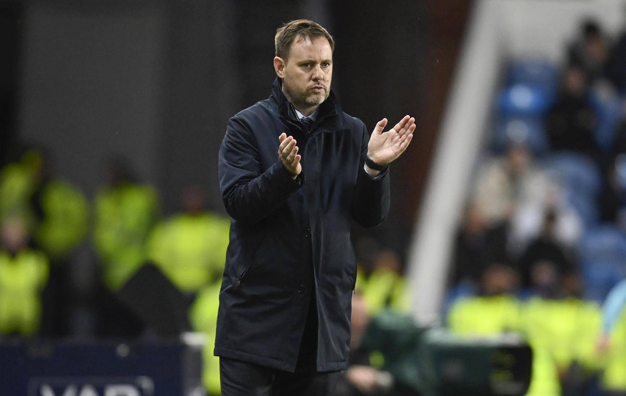 Rangers manager Michael Beale during the Viaplay Cup quarter-final win over Livingston at Ibrox. (Photo by Rob Casey / SNS Group)