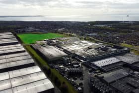 The plans would see 12,000 solar panels installed on vacant land at the 150-acre plant. Picture: contributed.
