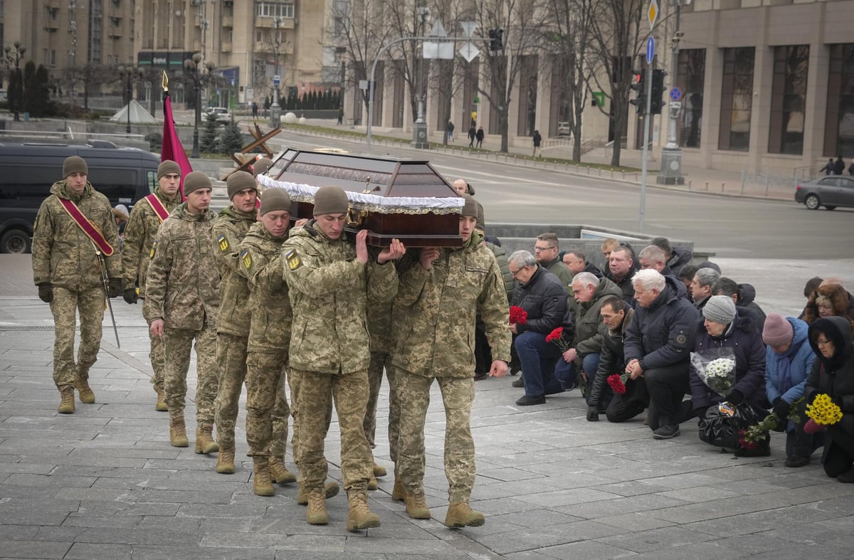 War in Ukraine: Two killed in east Ukraine as Russia claims it killed 600 in barracks strike