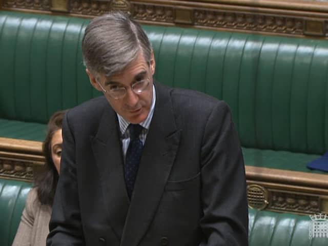 Business Secretary Jacob Rees-Mogg took a dig at the situation in Edinburgh.