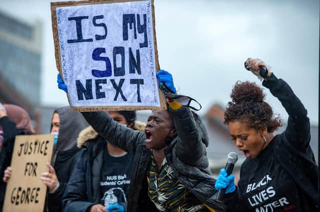 Following the killing of George Floyd in the US by a police officer, protests against racism have been held all over the world (Picture: Bruce Rollinson)
