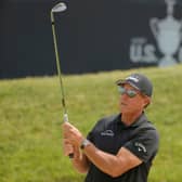 Phil Mickelson during a practice round prior to the start of the 2021 US Open at Torrey Pines in San Diego, California. Picture: Ezra Shaw/Getty Images.