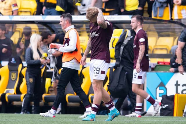Hearts lost 1-0 at Livingston on Saturday.  (Photo by Paul Devlin / SNS Group)