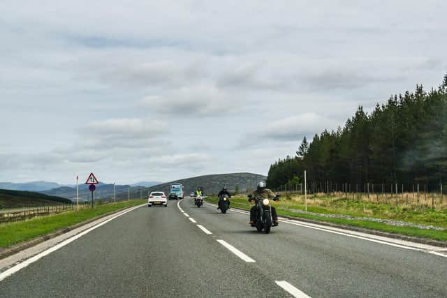 The Police Scotland figures reveal a huge disparity between fatality rates on single and dual carriageway sections of the A9 between Perth and Inverness. Picture: John Devlin