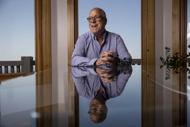 Mr Grant at his home in Salt Lake City, Utah. He 'always had this burning ambition to be either my own boss or to be the boss of someone else’s company'. Picture: Spenser Heaps.
