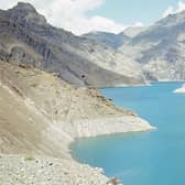 Amir Kabir Lake, formed by the dame supplies tap water to Tehran, provides irrigation for agriculture and has a 90-megawatt power plant. Picture: George Lindsay